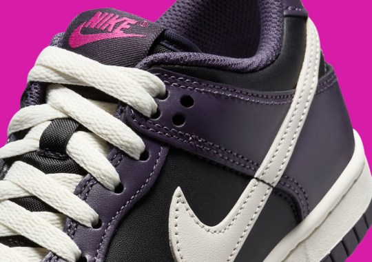 nike dunk low gs black pale ivory dark raisin sail fb9109 003 1