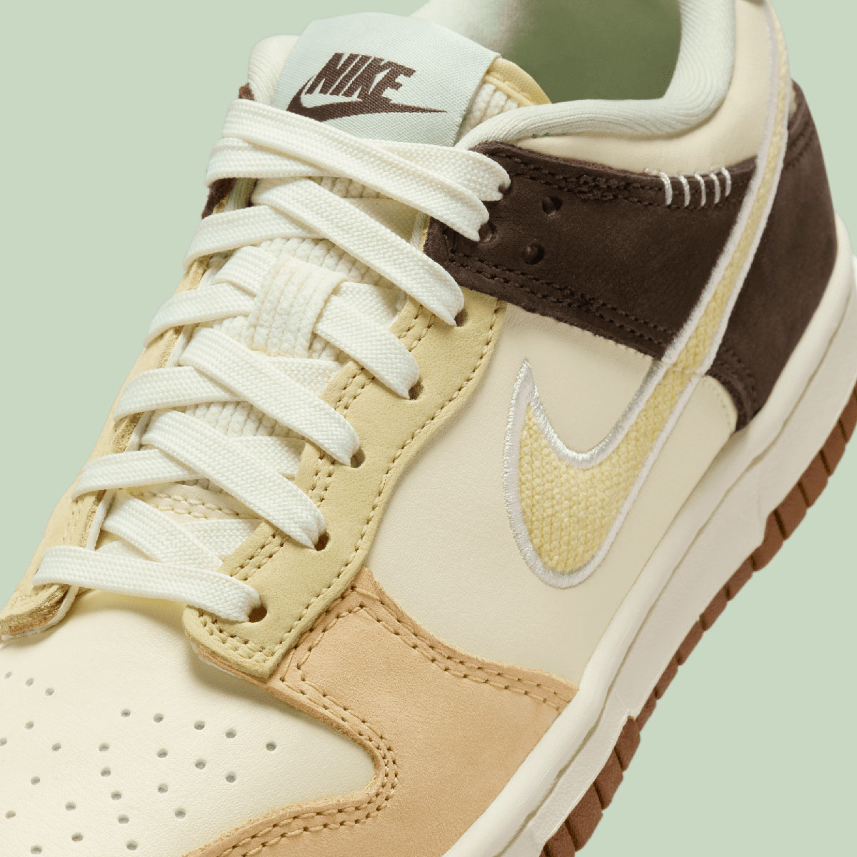 Nike Dunk Low Gs Coconut Milk Sail Soft Yellow Seafoam Hq3474 171 1