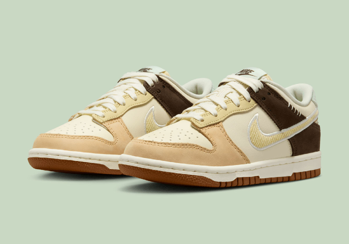 Nike Dunk Low Gs Coconut Milk Sail Soft Yellow Seafoam Hq3474 171 3