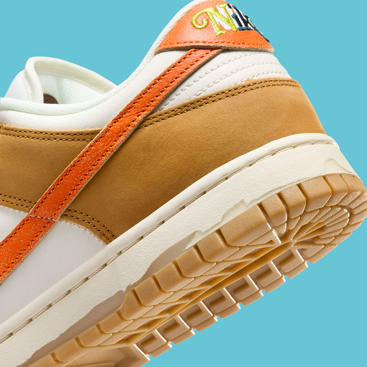 Nike Dunk Low Sail Coconut Milk Wheat Safety Orange Hm3729 181 2