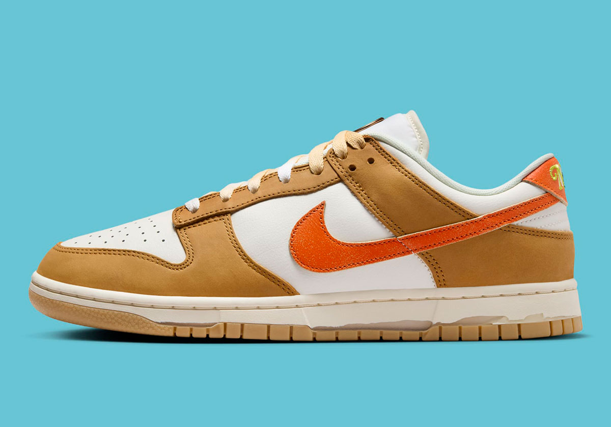 Nike Dunk Low Sail Coconut Milk Wheat Safety Orange Hm3729 181 9