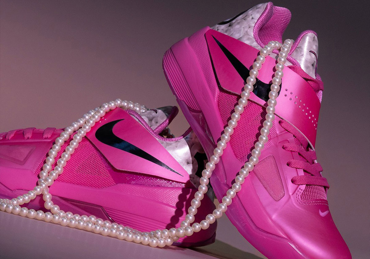 Nike KD 4 Retro Aunt Pearl HF9098 600 SneakerNews