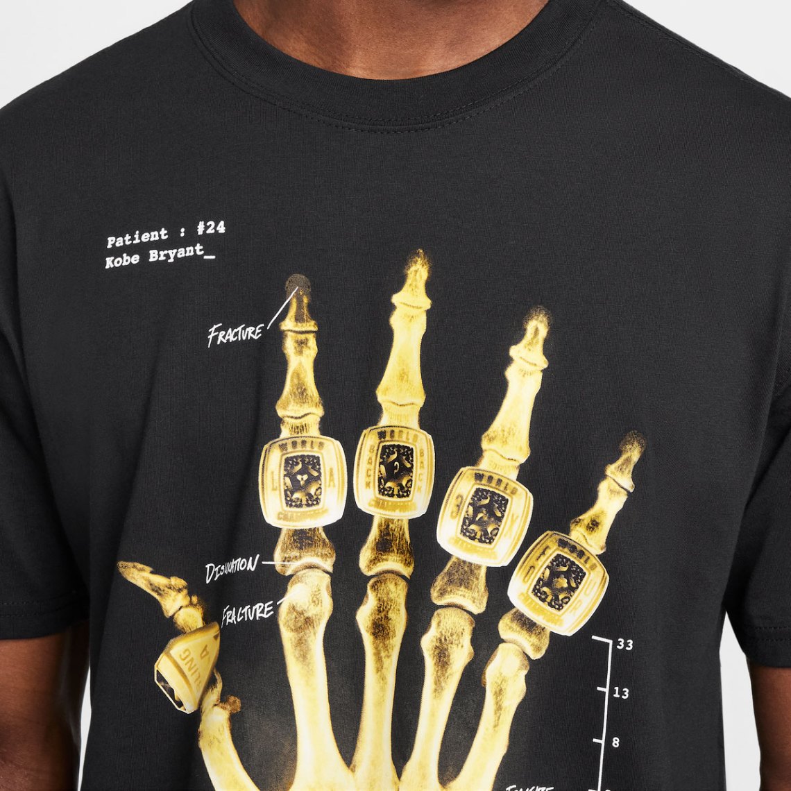 Kobe Rings Skeleton Kobe Bryant 5 Rings Shirt
