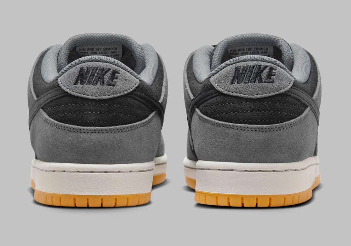 Nike Sb Dunk Low Dark Smoke Grey Black Gum Hf3063 001 4