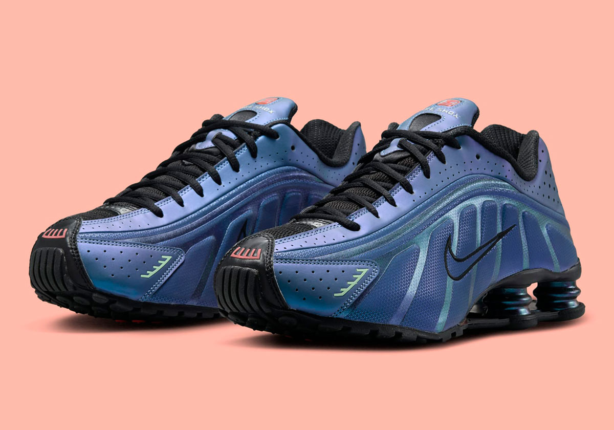 “Iridescent Purple” Gives The Nike Shox R4 A Dazzling Overhaul