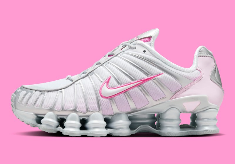 mens pink nike shox