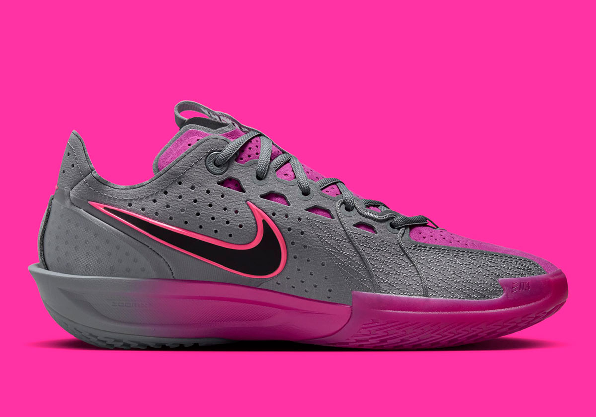 Nike Zoom Gt Cut 3 Smoke Grey Black Hot Fuchsia Hyper Pink Light Smoke Grey Dv2913 006 4