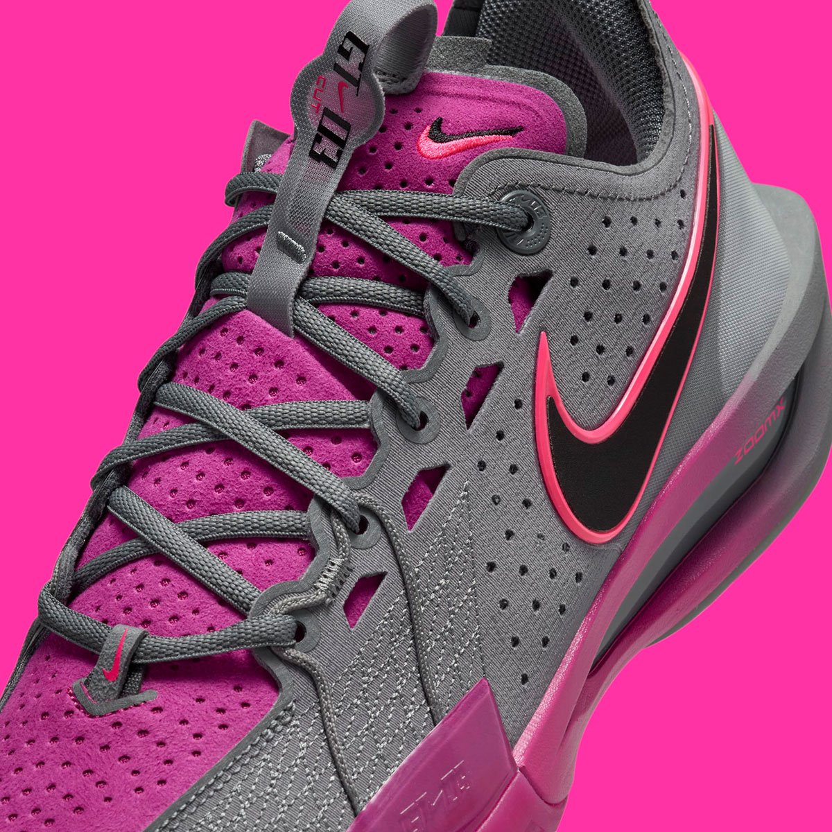 Nike Zoom Gt Cut 3 Smoke Grey Black Hot Fuchsia Hyper Pink Light Smoke Grey Dv2913 006 7