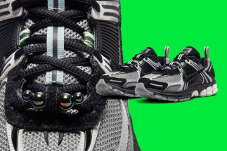 The basketball Nike Zoom Vomero 5 “Spider” For Halloween Glows In The Dark