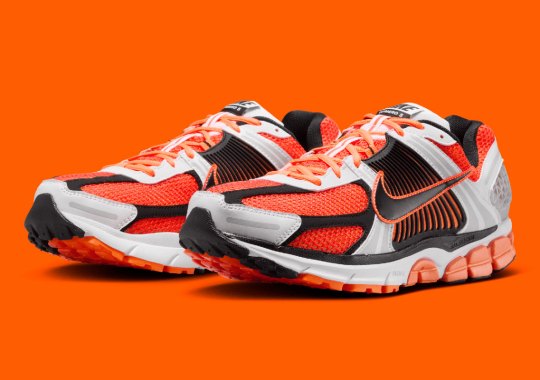 nike zoom vomero 5 total orange black white metallic platinum fb9149 800 2