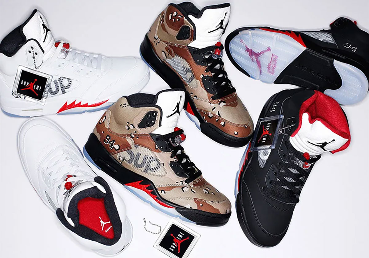 Jordan collab supreme on sale