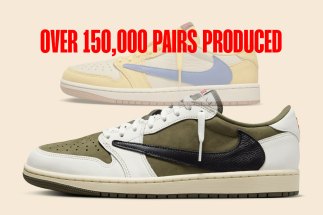 “Medium Olive” Surpasses “Elkins” As The Most Common Travis Scott Air Jordan 1 Low To Date