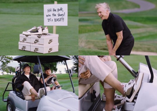 Travis Scott And clear jordan Brand Tap Shooter McGavin And Chevy Chase For "Medium Olive" Video