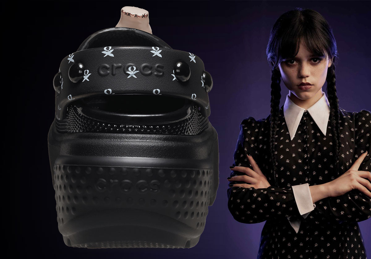 Wednesday Addams Family Crocs Stomp Clog 210214 001 1