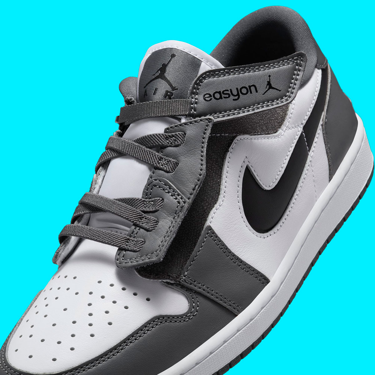 Air Jordan 1 Low Easyon Grey White Black Dm1206 100 1