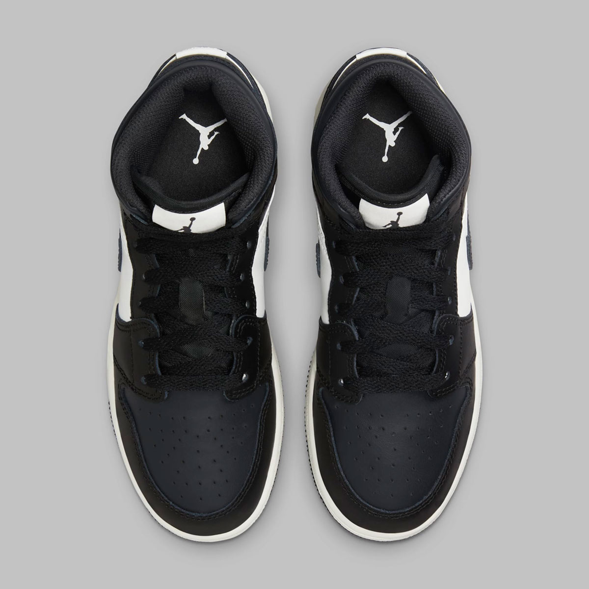 Air low-top Air Jordan 1 Gs Dark Grey Black White Dq8423 010 4