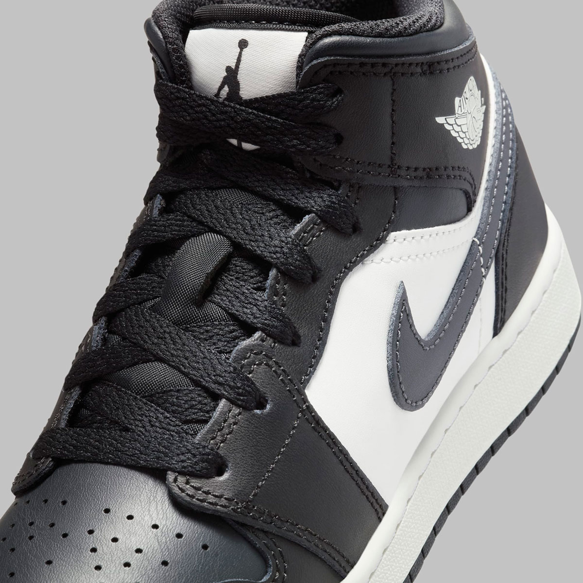 Air low-top Air Jordan 1 Gs Dark Grey Black White Dq8423 010 5