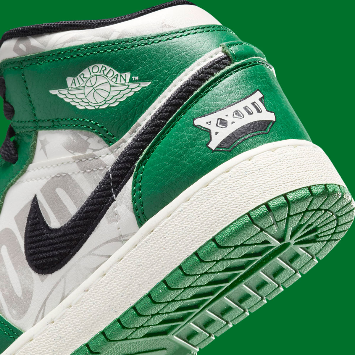 Air Jordan 1 Mid GS Pine Green HF3200 300 SneakerNews