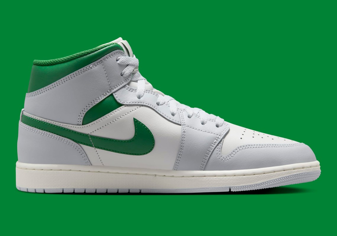 Air Jordan 1 Mid Lucky Green DQ8426-142 | SneakerNews.com display picture 3