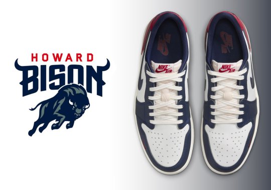 Official Images Of The Air Jordan 1 Low OG "Howard University"