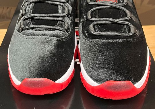 Detailed Look At The Air Jordan 11 “Bred Velvet”