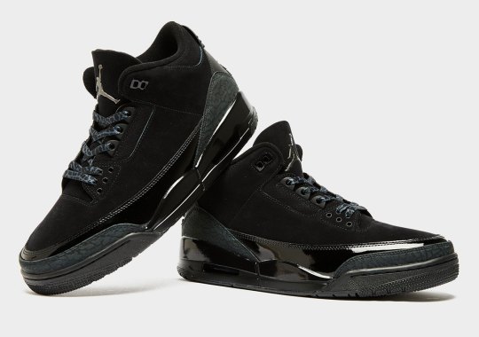 Official Retailer Images Of The Air Jordan 3 “Black Cat”