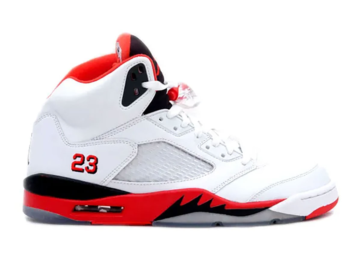 Red jordan 5 release date on sale