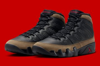 Official Images Of The Air Jordan 9 “Olive”