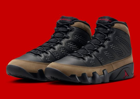 Official Images Of The Air jordan fish 9 “Olive”