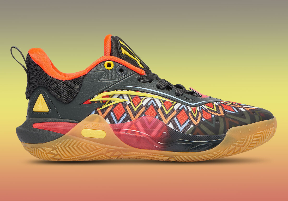 The ANTA Anthony Edwards Shoes “Tribe” Sports Detailed Geometric Patterns