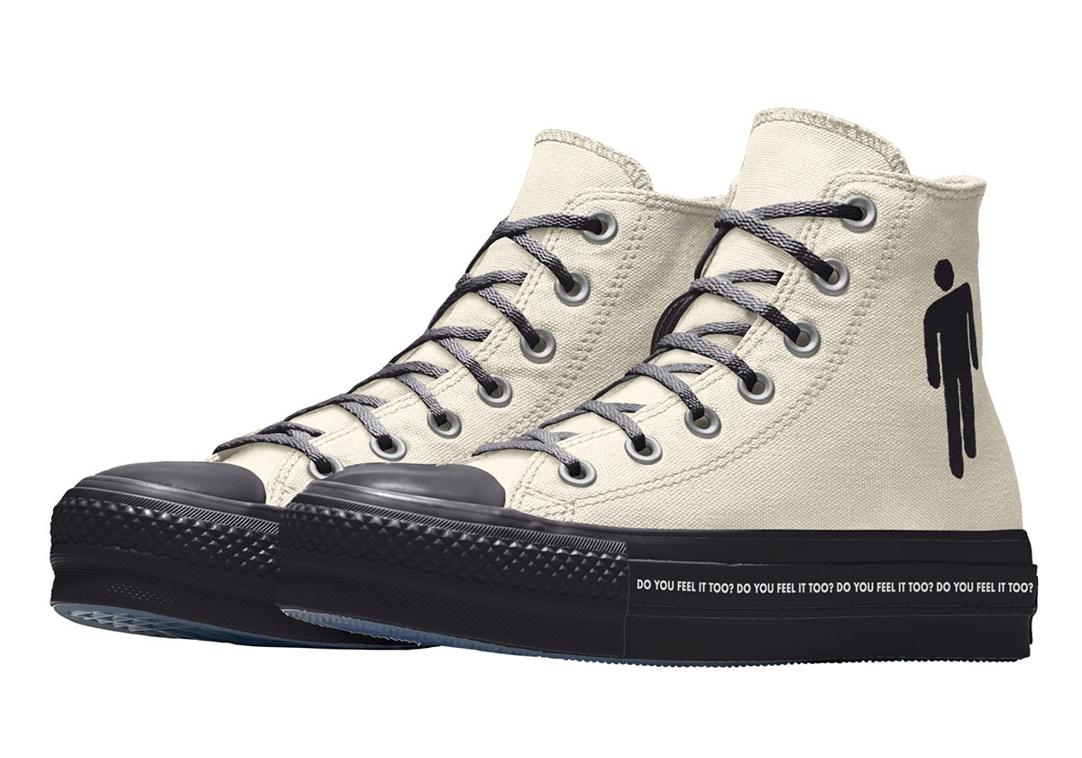 Billie Eilish Converse By You Chuck Taylor All Star Lift Plaform 2