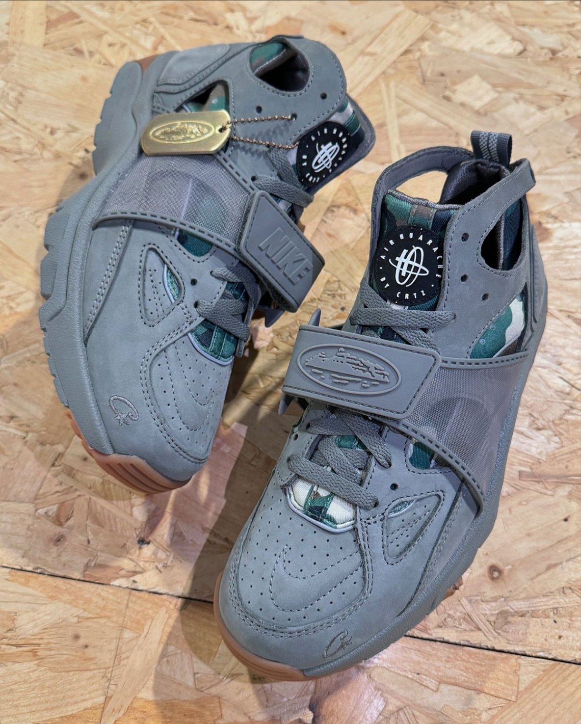 Corteiz Nike Trainer Huarache FQ8793-001 | SneakerNews.com