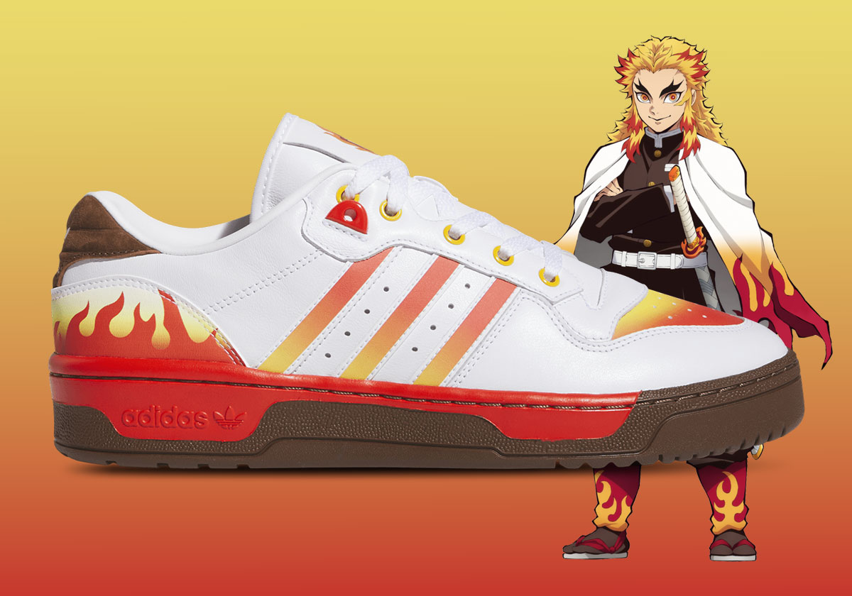 demon slayer woodland adidas rivalry low rengoku JI3310