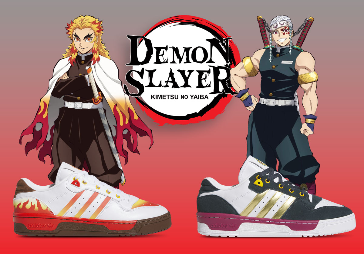 demon slayer woodland adidas rivalry release date