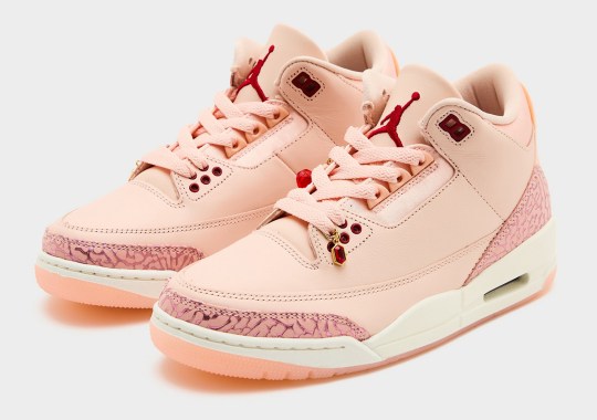 Official Retailer Images Of The Air Jordan 3 “Valentine’s Day”