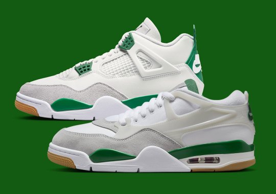 Official Images Of The Air Jordan 4 RM "Pine Green"