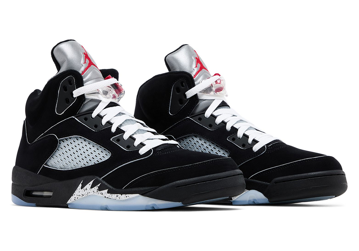 Best Look Yet At The Air Jordan 5 "Black Metallic Reimagined"