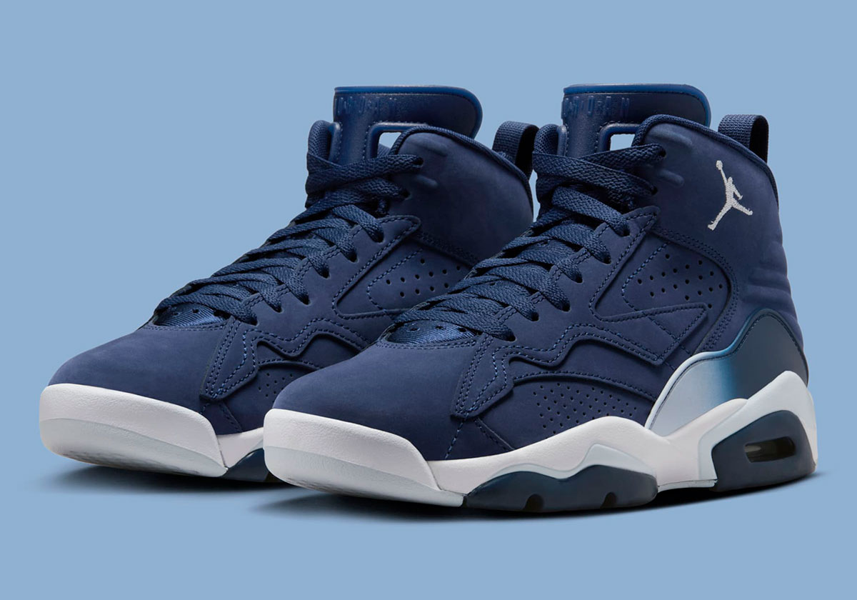 Navy Nubuck Wraps This Jordan MVP For Women