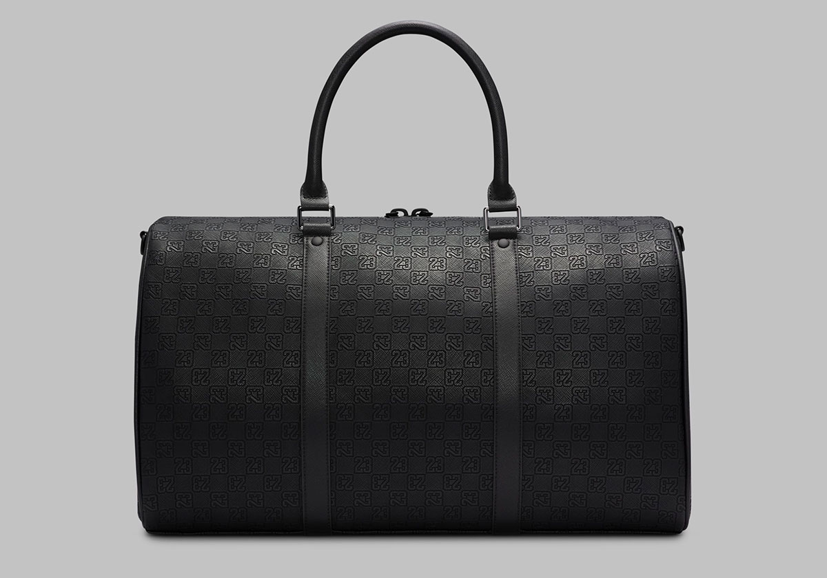 jordan cemment Monogram Duffel Bag Black Metallic Silver Hv2856 010 2