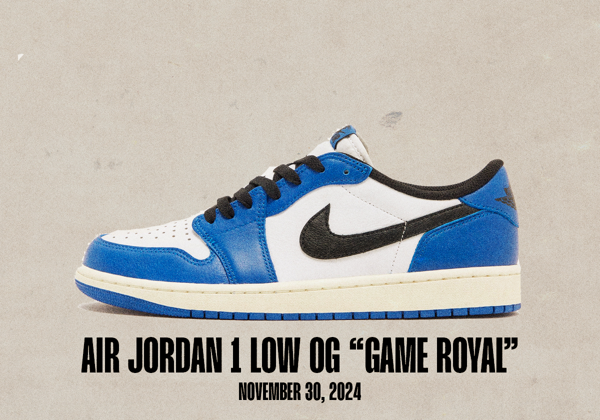 Jordan November 2024 Preview Air Jordan 1 Low Og Game Royal