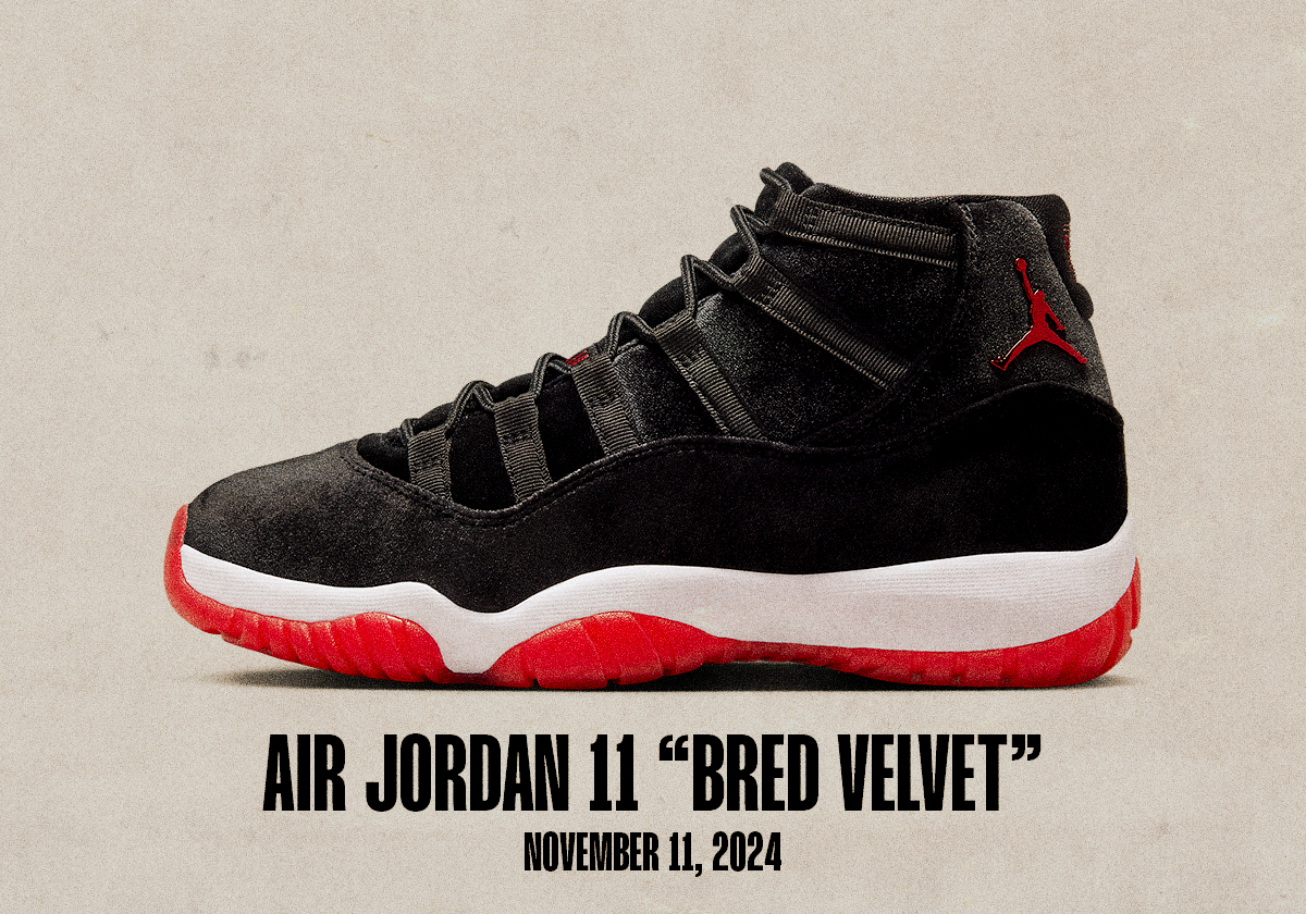 Jordan November 2024 Preview Air Jordan 11 Bred Velvet