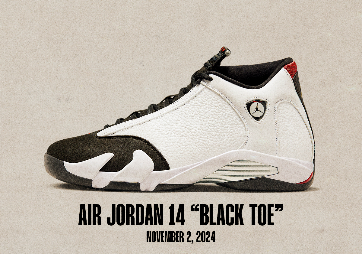 Jordan November 2024 Preview Air Jordan 14 Black Toe