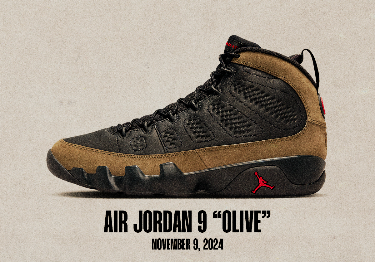 Jordan November 2024 Preview Air Jordan 9 Olive