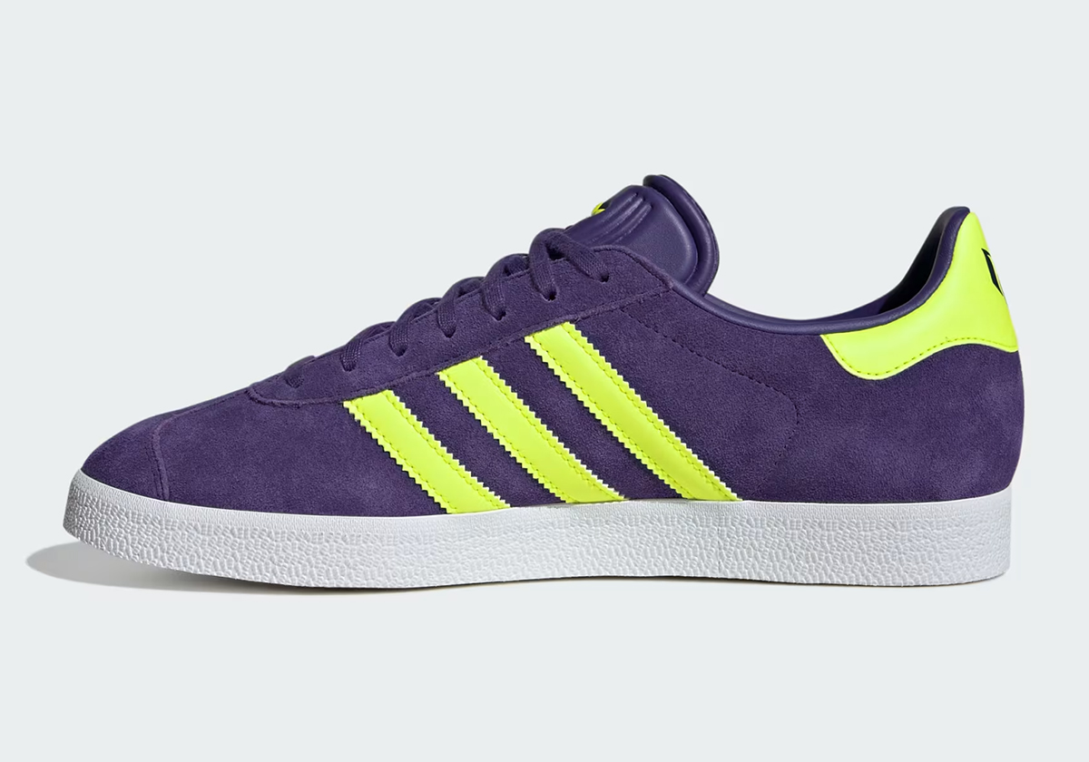 Messi Adidas Gazelle Purple Lucid Lemon Ih8164 4