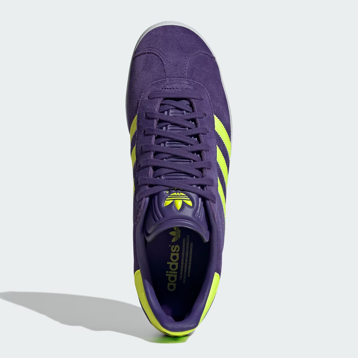 Messi Adidas Gazelle Purple Lucid Lemon Ih8164 7