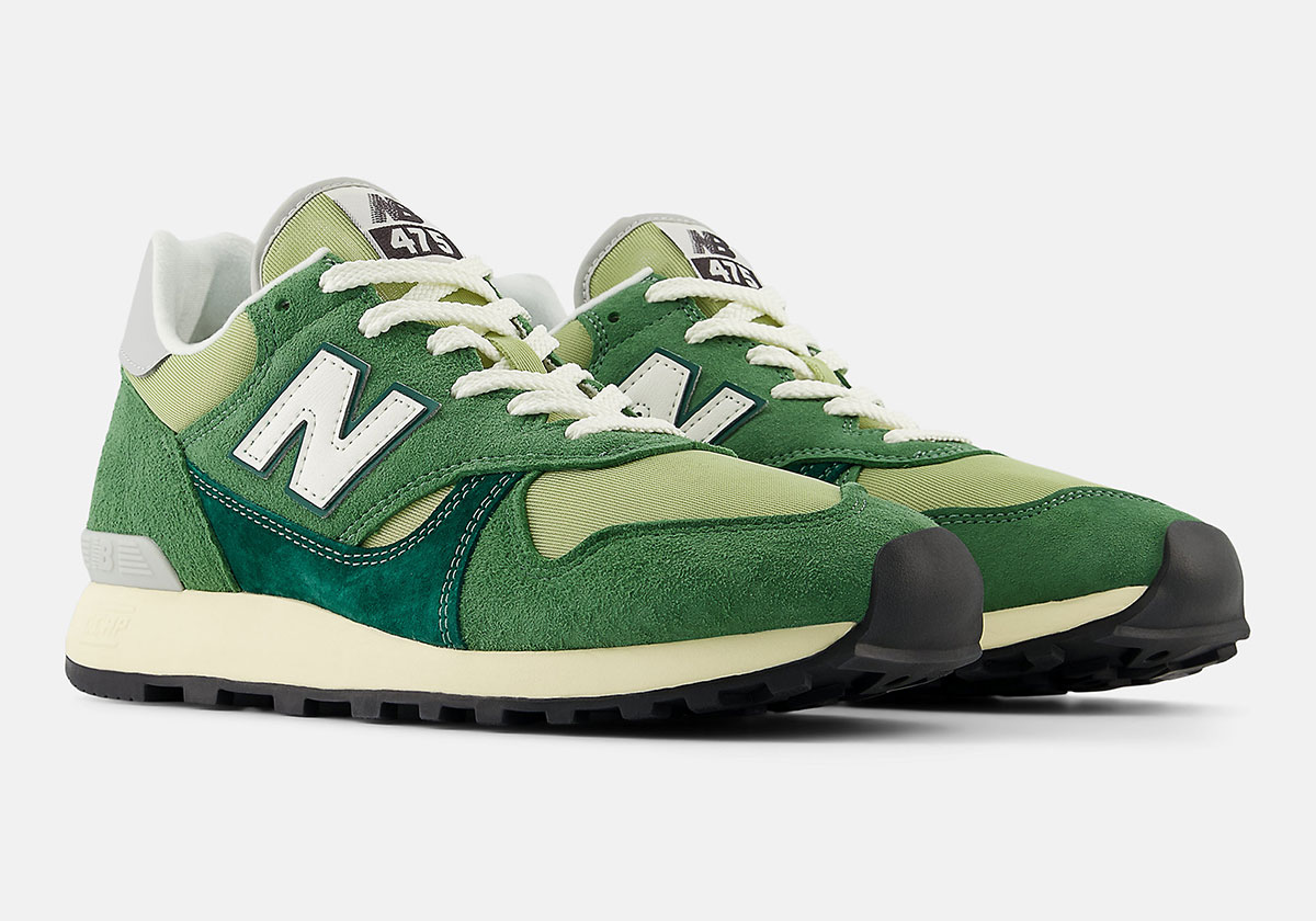 Une New Balance W530 agrémentée de quelques touches de rose saumon Everglade Green Mallard Green Marsh Green M475vtf 6