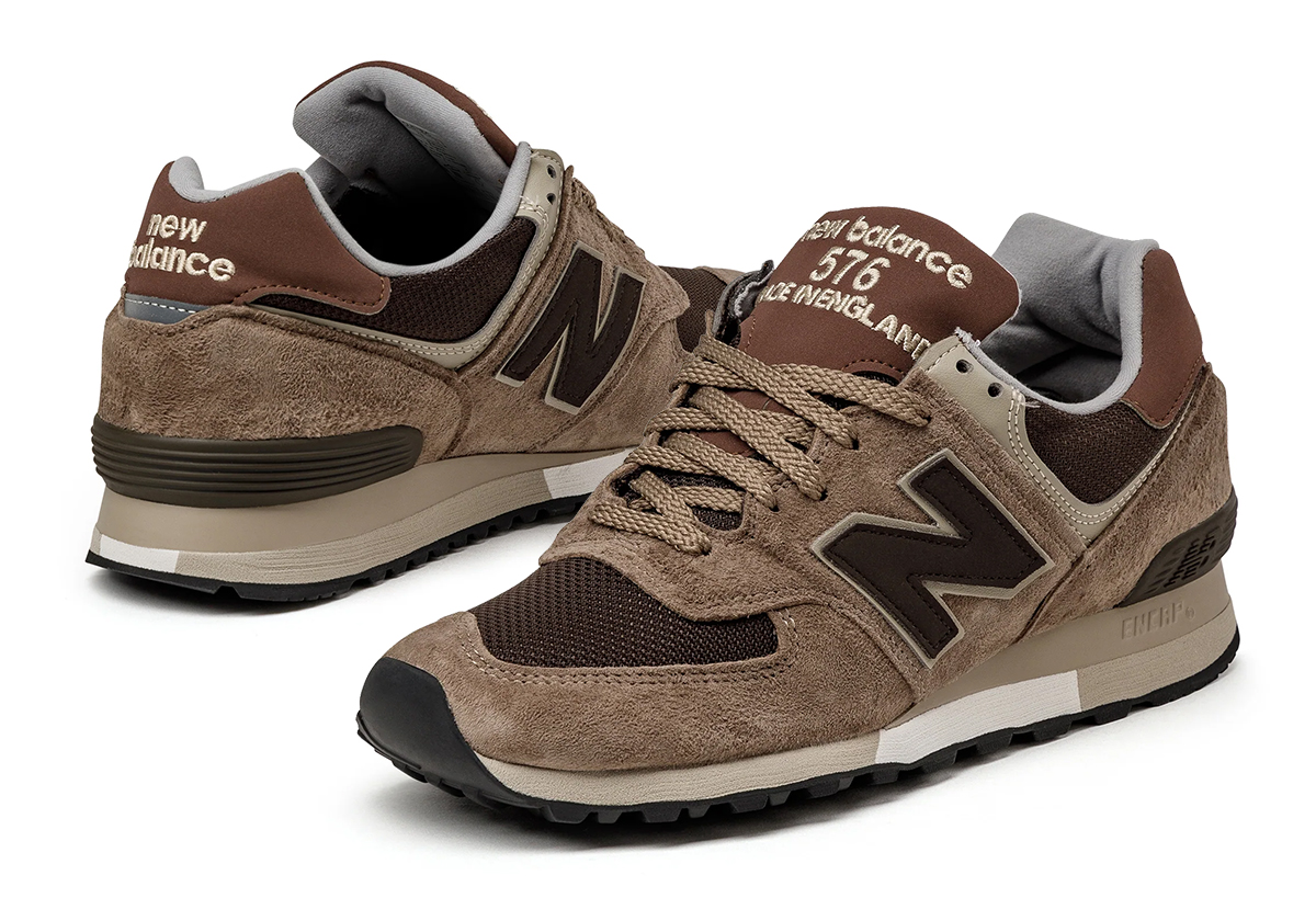 New Balance Utbildare Numeric 425 MADE in England Brown OU576DC Camiseta corta en blanco de New Balance ParallaxShops