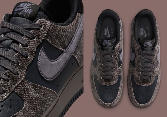 nike air force 1 low black snakeskin hf2898 001