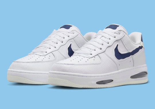 Nike's Cut Up Version Of The Air Force 1 Low Sports "Midnight Navy"