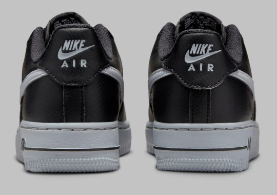 nike air force 1 low gs black wolf grey hq3807 001 2